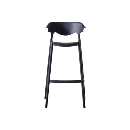 Silla para Bar Elena, Color Negro, Diseño Moderno