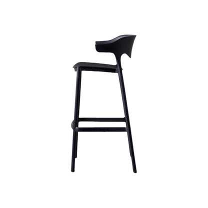 Silla para Bar Elena, Color Negro, Diseño Moderno