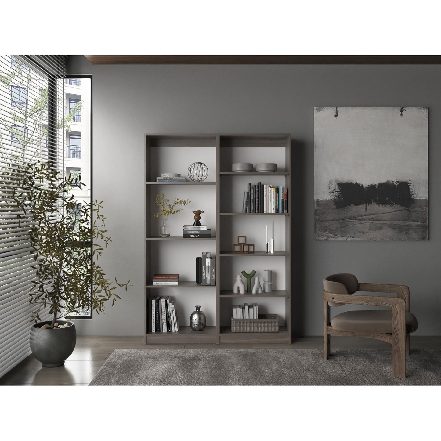 Combo 1 Estante Colección Home, Milan