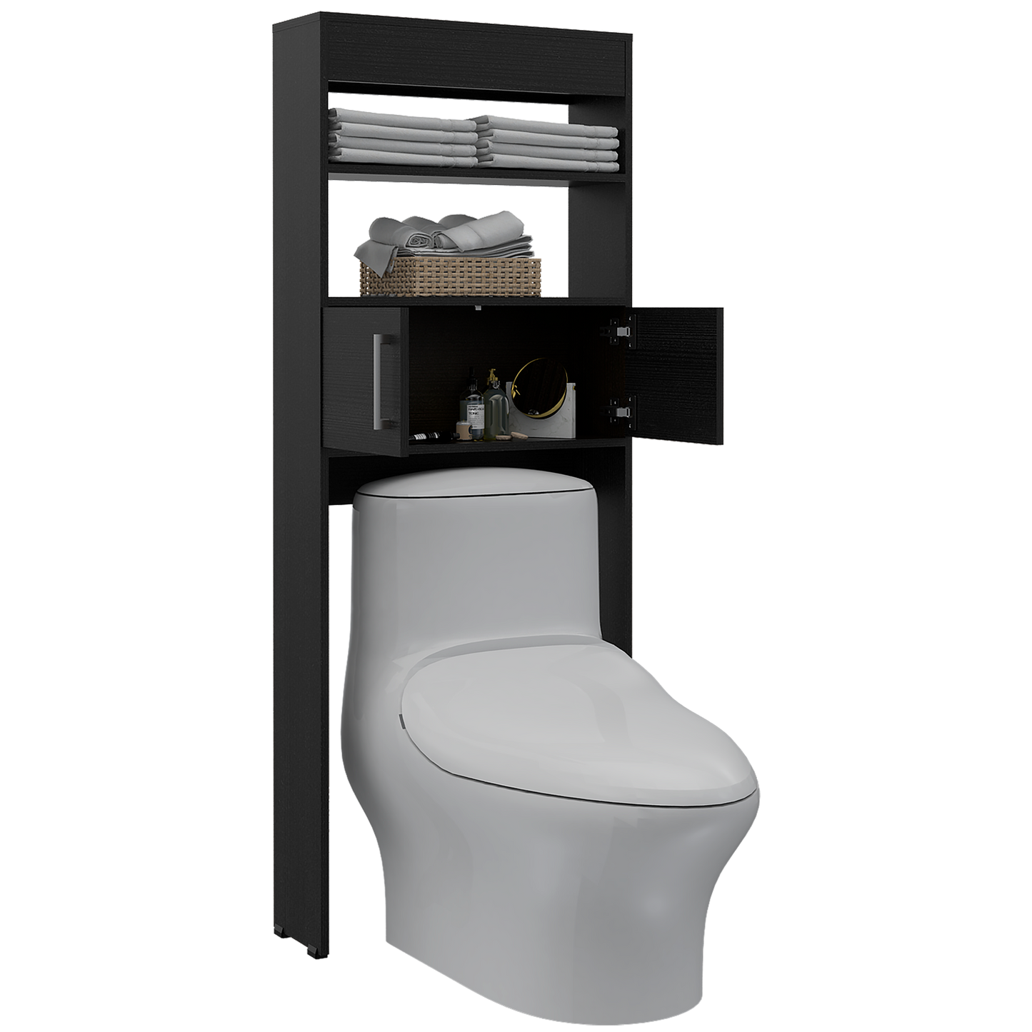 Combo Mybath, Miel y Wengue, incluye botiquín, mueble lavamanos, muro y optimizador