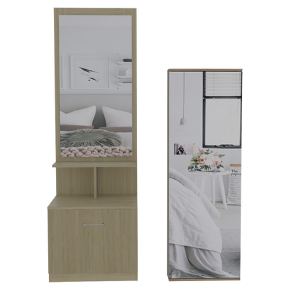 Combo Dreams, Rovere y Blanco, incluye zapatero y velador multifuncional