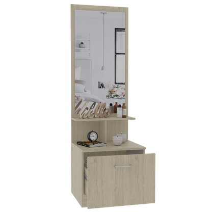 Combo Dreams, Rovere y Blanco, incluye zapatero y velador multifuncional