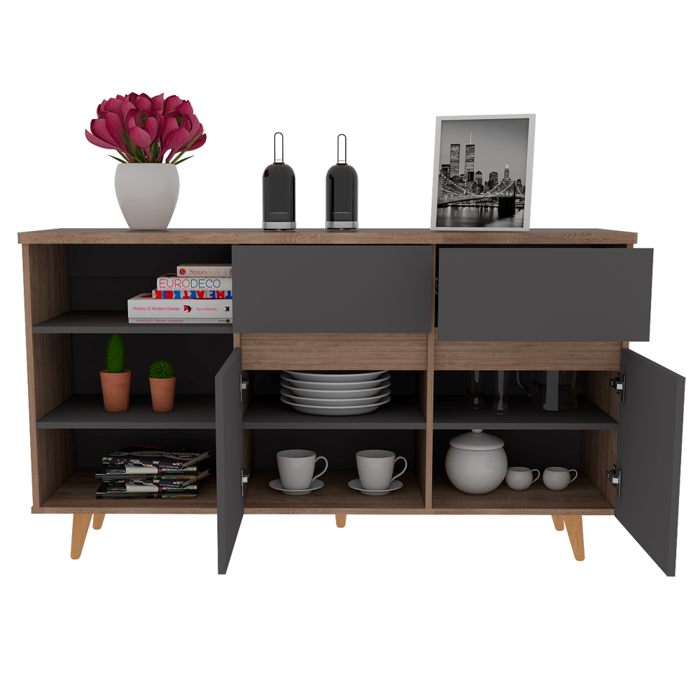 Combo Salem, Miel y Plomo, incluye rack TV, bife y mesa centro