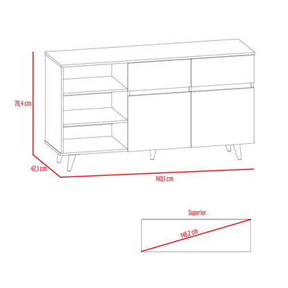 Combo Salem, Miel y Plomo, incluye rack TV, bife y mesa centro