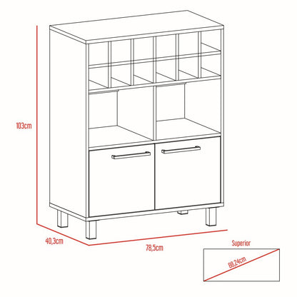 Combo Kaia, Kaia, incluye rack TV, bar, bife y mesa centro