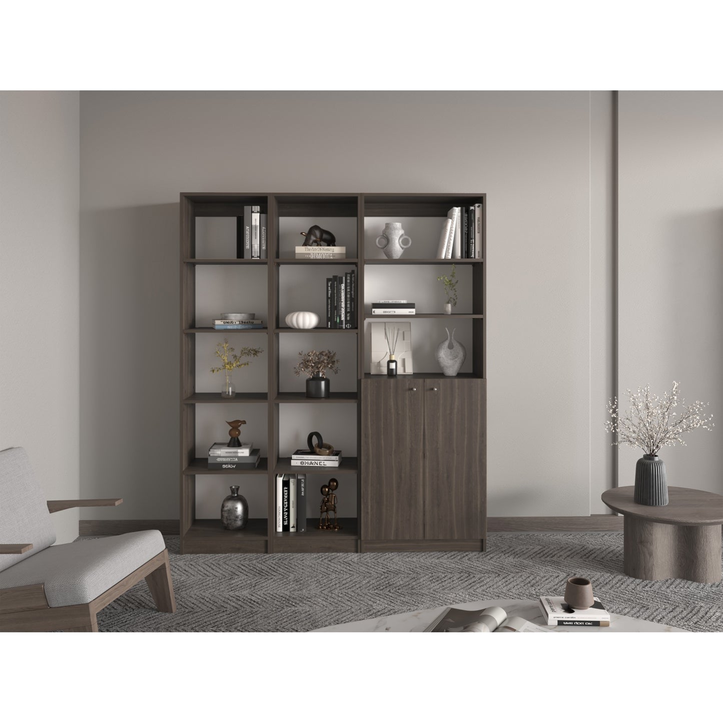 Combo 17 Estante Colección Home, Milan
