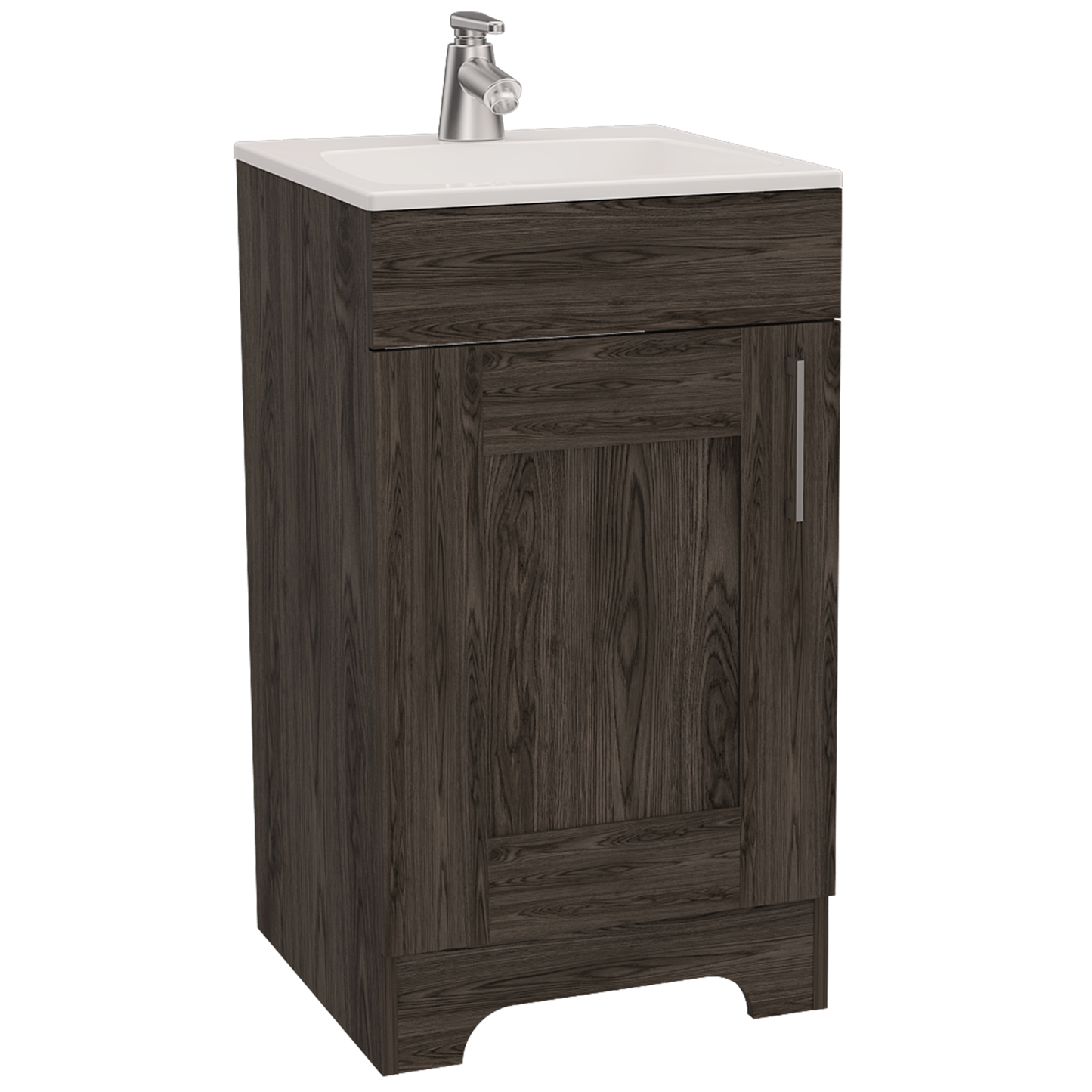 Combo Barcelona, Coñac, incluye mueble lavamanos y baño