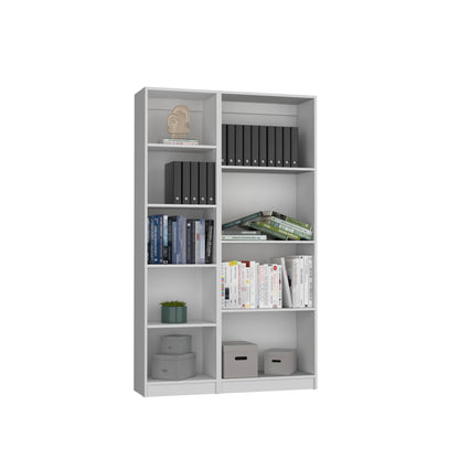 Combo Home, Estante Colección 2, Blanco, con dos estantes