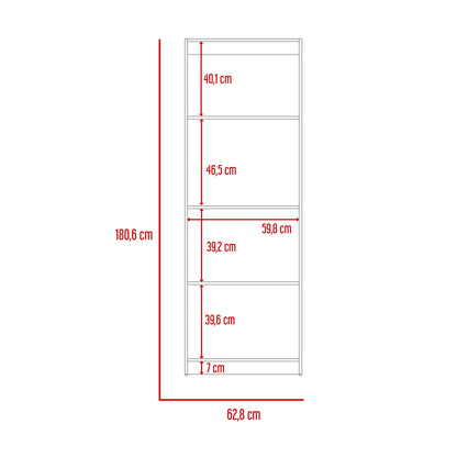 Combo Home, Estante Colección 34, Macadamia, con un estante y complemento