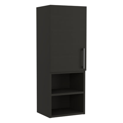 Combo Barcelona, Wengue, incluye botiquin con espejo y mueble auxiliar