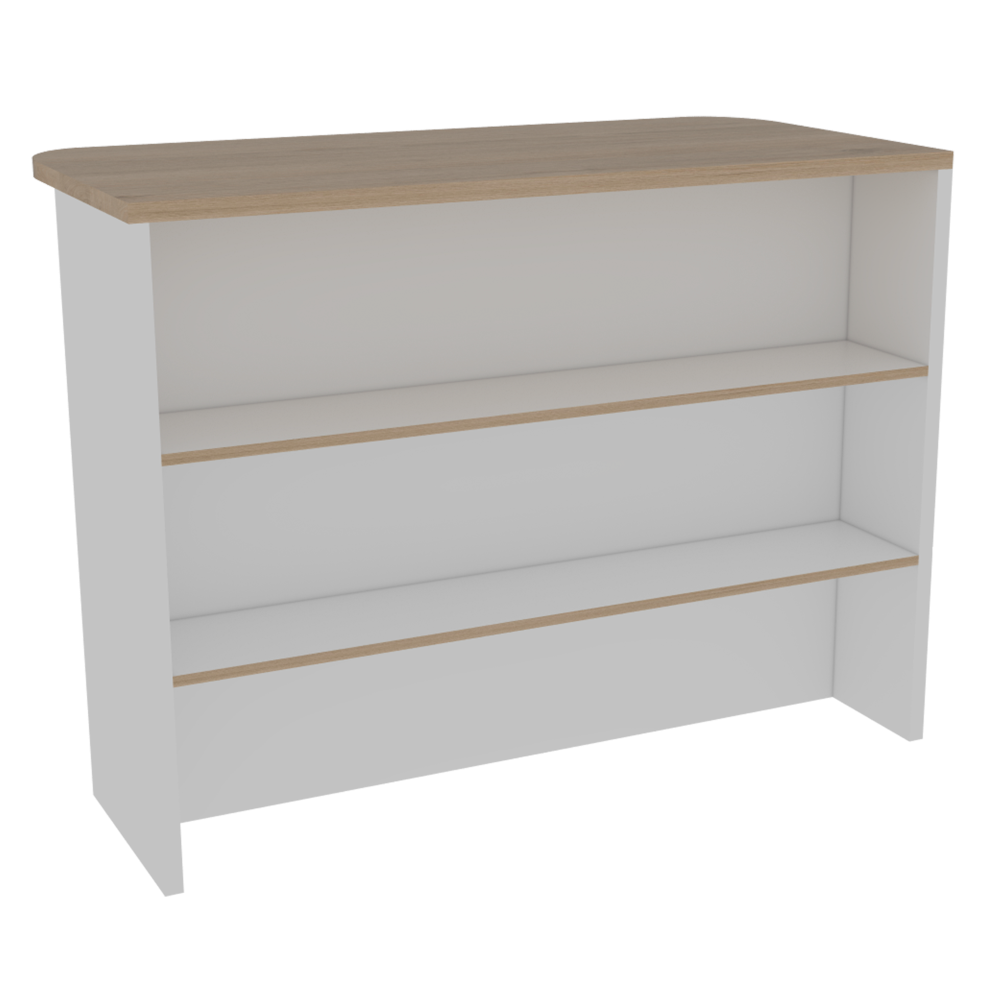 Combo Kitchen, Rovere y Blanco, incluye mueble cocina 60, barra y optimizador