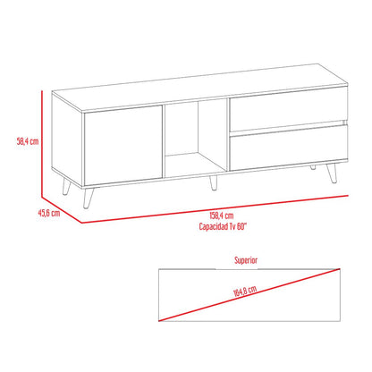 Combo Salem, Miel y Plomo, incluye rack TV, vitrina y mesa centro