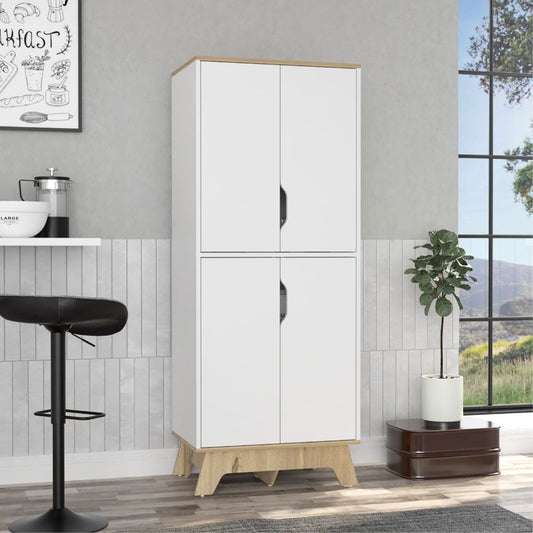 Mueble Alacena Cuatro Puertas, FM Furniture 001B Blanco