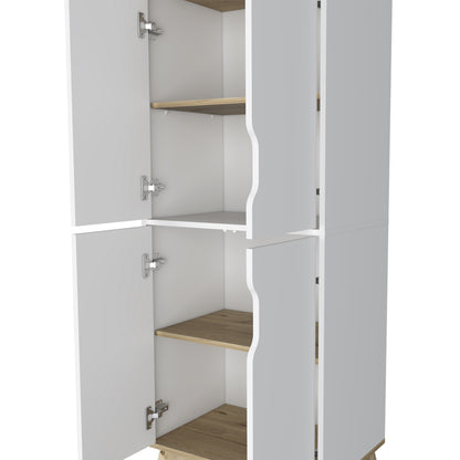 Mueble Alacena Cuatro Puertas, FM Furniture 001B Blanco