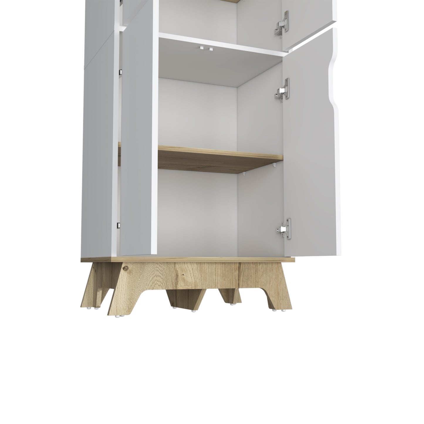 Mueble Alacena Cuatro Puertas, FM Furniture 001B Blanco