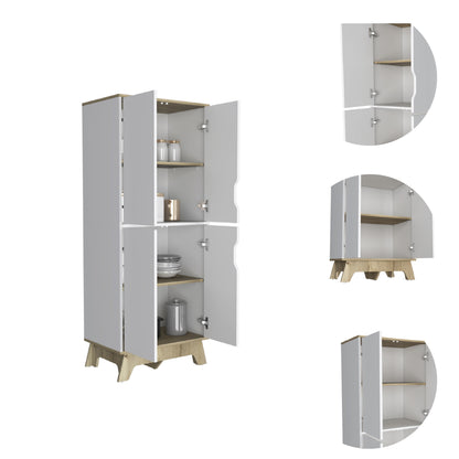 Mueble Alacena Cuatro Puertas, FM Furniture 001B Blanco