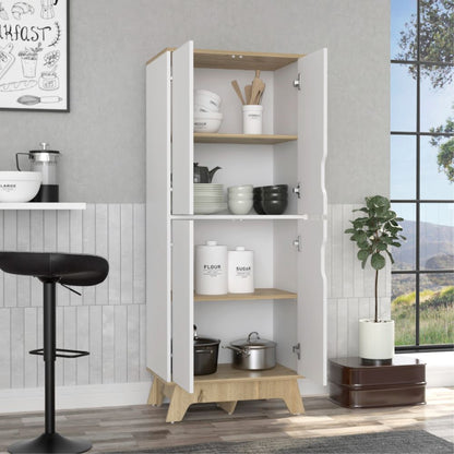 Mueble Alacena Cuatro Puertas, FM Furniture 001B Blanco