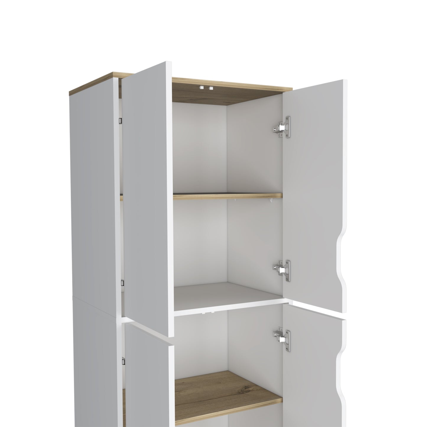 Mueble Alacena Cuatro Puertas, FM Furniture 001B Blanco