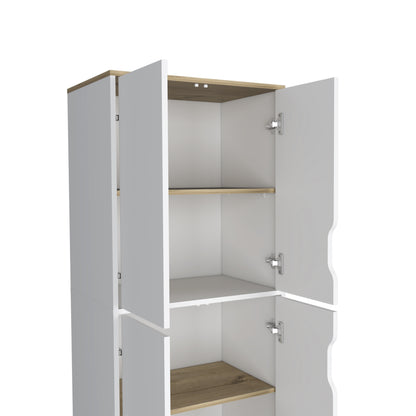 Mueble Alacena Cuatro Puertas, FM Furniture 001B Blanco