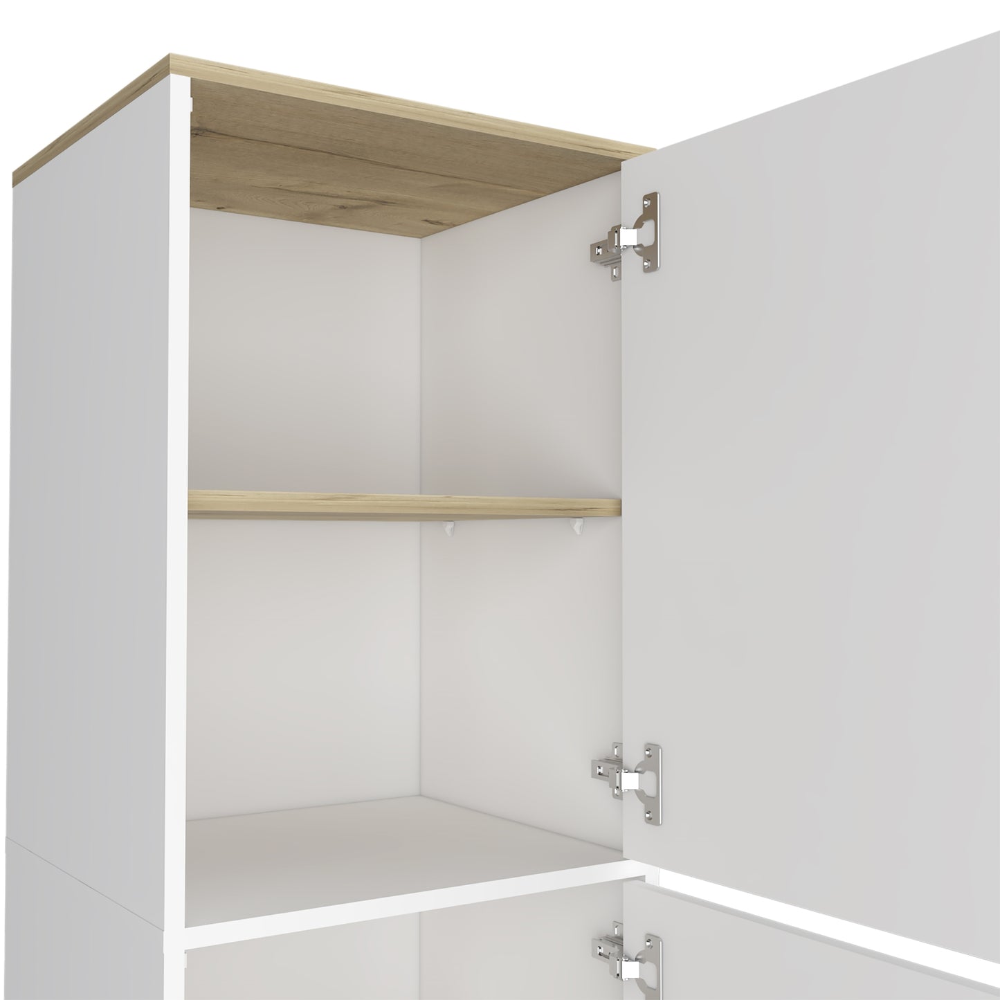 Mueble Alacena Dos Puertas, FM Furniture 002B Blanco
