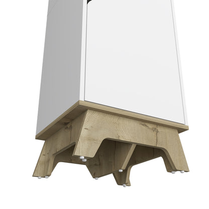 Mueble Alacena Dos Puertas, FM Furniture 002B Blanco