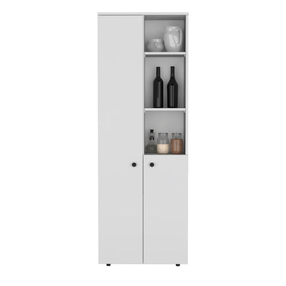 Isla De Cocina Dos Puertas, FM Furniture 010B Blanco