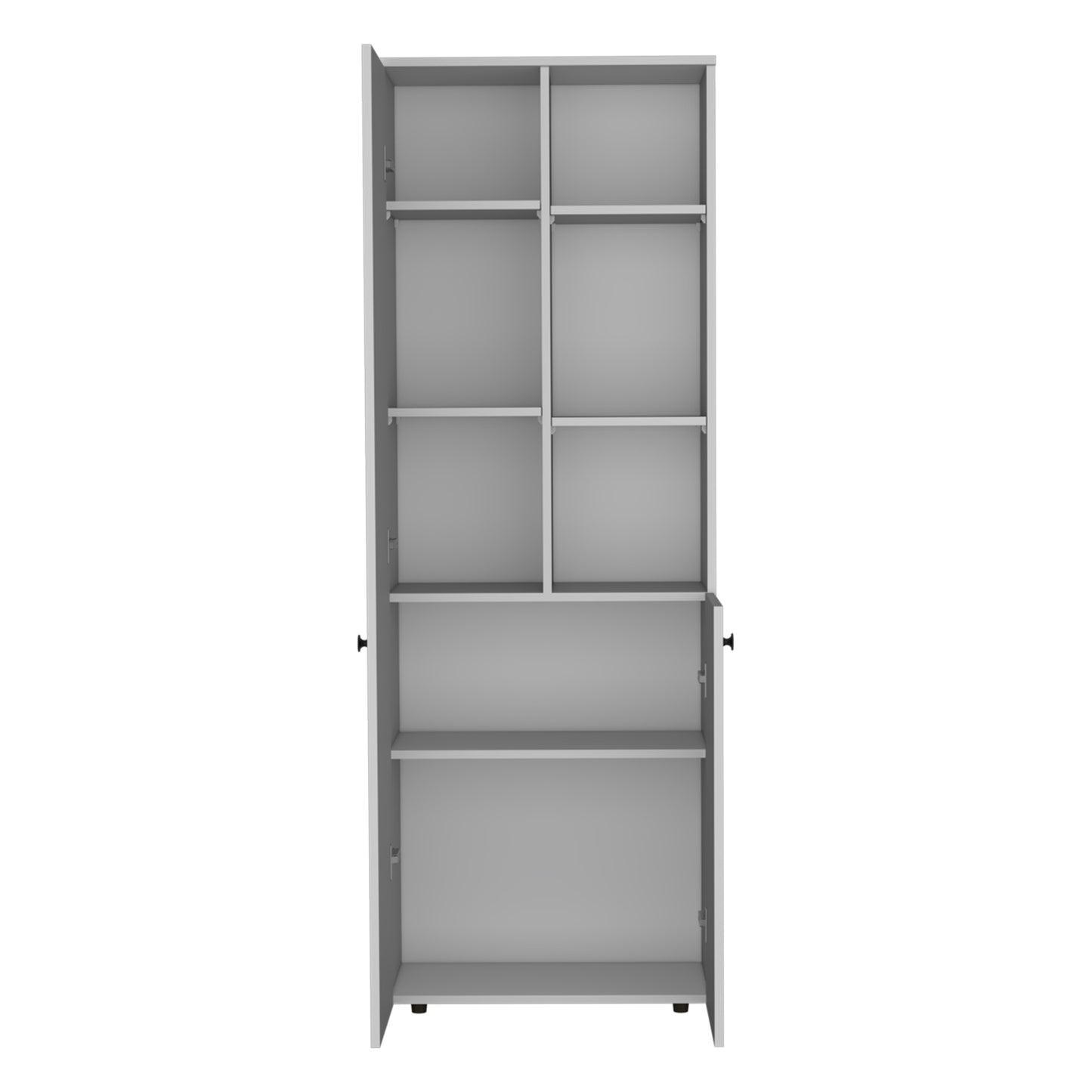 Isla De Cocina Dos Puertas, FM Furniture 010B Blanco