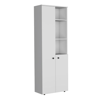 Isla De Cocina Dos Puertas, FM Furniture 010B Blanco
