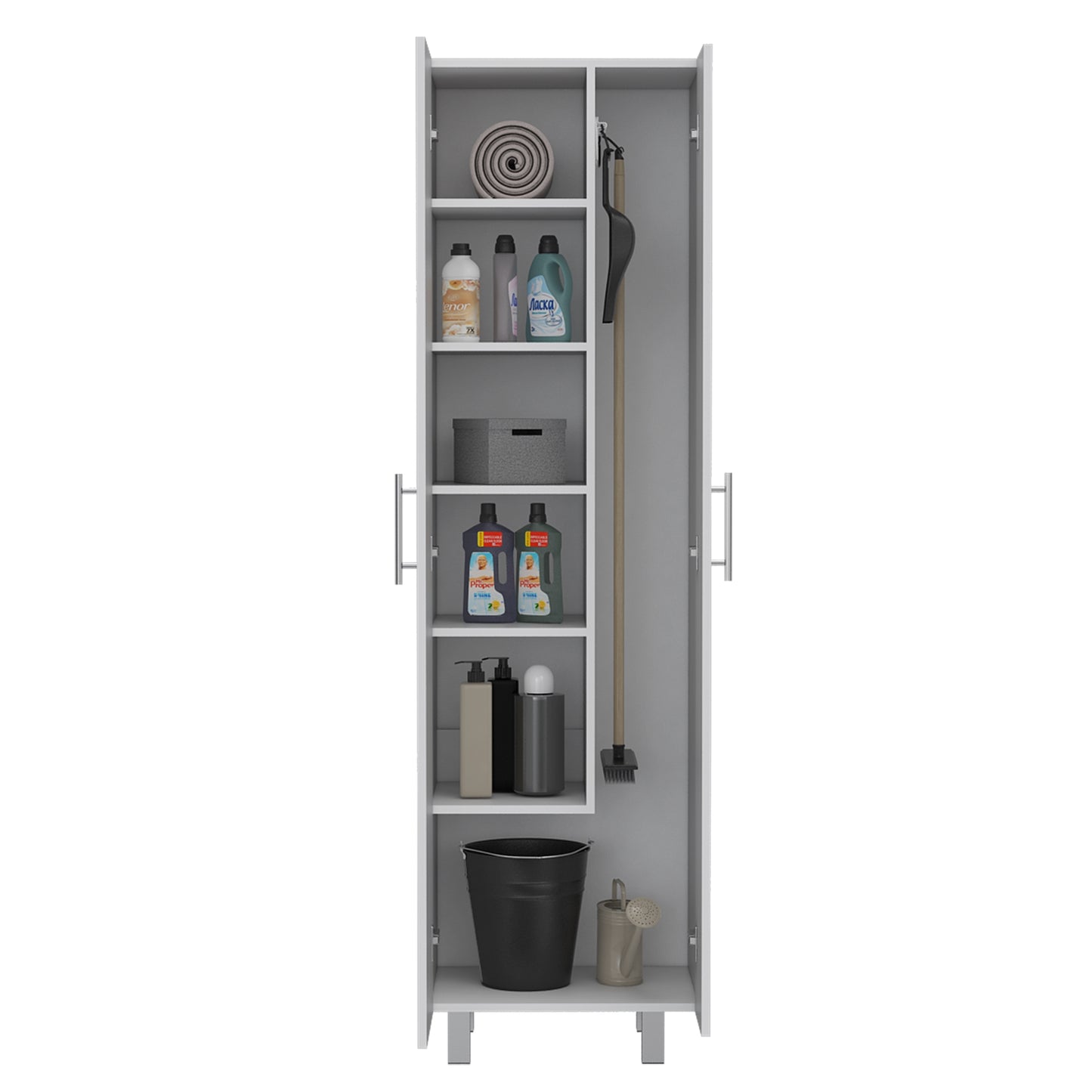 Mueble De Aseo Dos Puertas, FM Furniture 016B Blanco