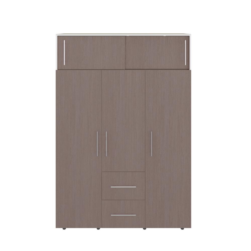 Closet Montano 160, Positano y Blanco, Con Tres Puertas