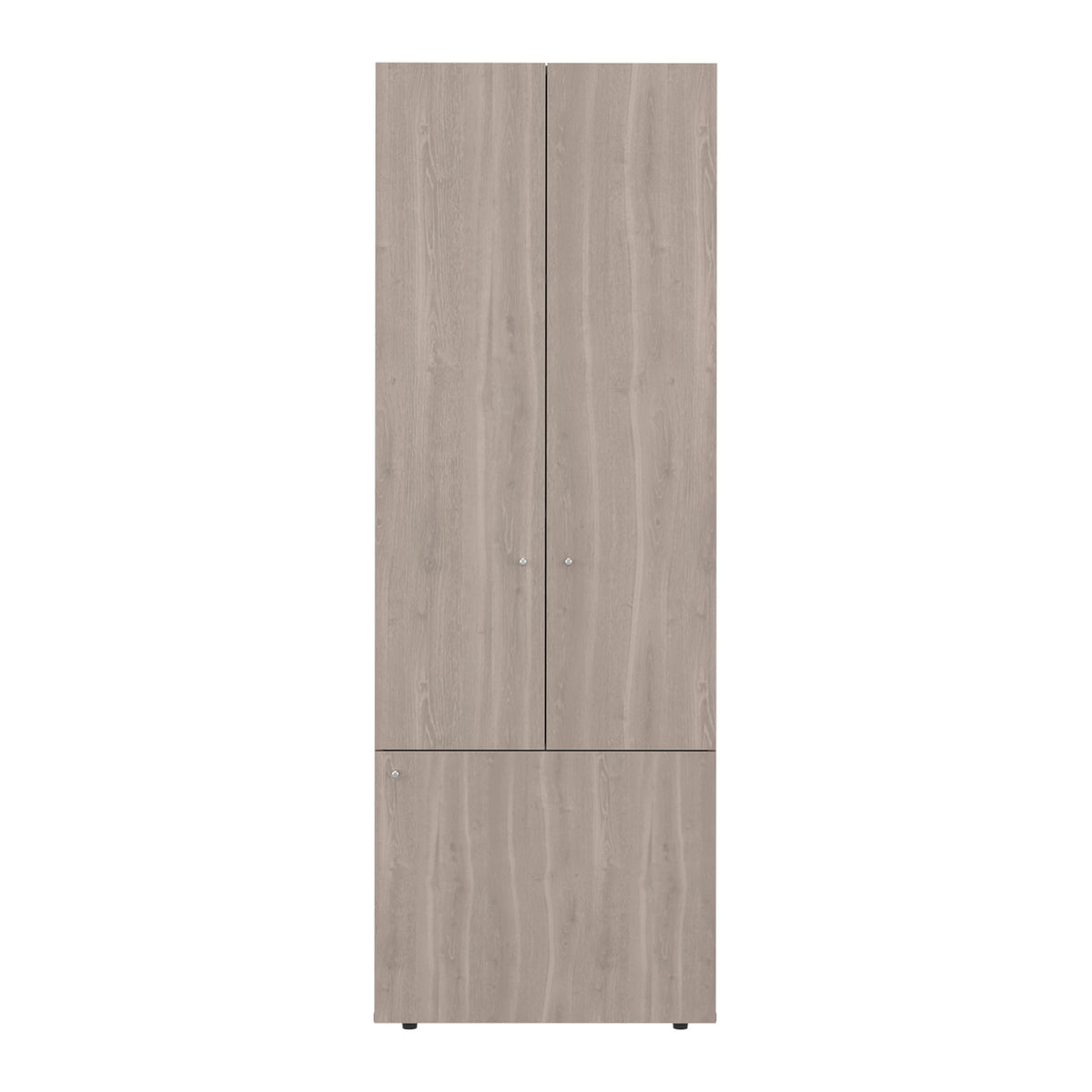 Combo Closet H-180 Siete Puertas, Almacenamiento, Optimizacion, Zapatero, Colgado, Color Bardolino