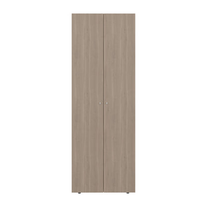 Combo Closet H-180 Siete Puertas, Almacenamiento, Optimizacion, Zapatero, Colgado, Color Bardolino