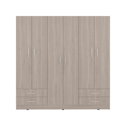 Closet Petunia, Bardolino y Blanco, con cuatro organizadores