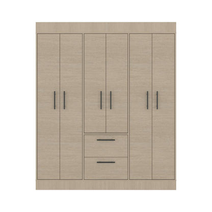 Closet 150 Vm 6 Puertas 2 Cajones, Cartagena y Wengue