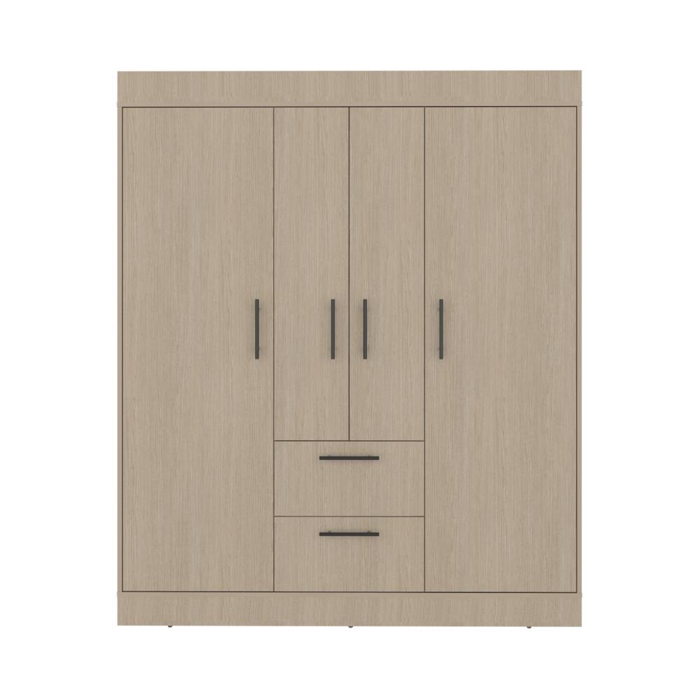 Closet 150 Vm 4 Puertas 2 Cajones, Cartagena y Wengue