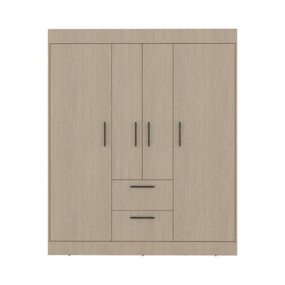 Closet 150 Vm 4 Puertas 2 Cajones, Cartagena y Wengue