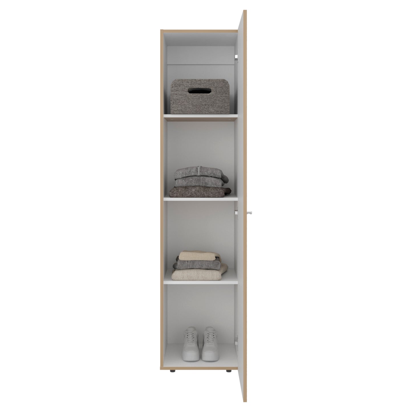Closet Tuhome Dreams M4 Una Puerta, Fresno/Blanco