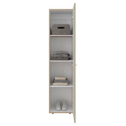 Closet Tuhome Dreams M4 Una Puerta, Fresno/Blanco (vista 3)