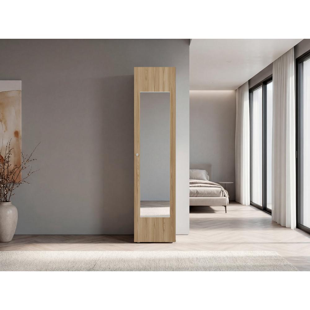 Closet Tuhome Dreams M5 Una Puerta Con Espejo, Fresno