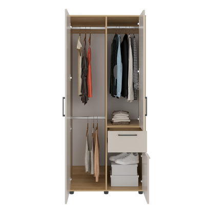 Closet Tres Puertas Un Cajon Vance, Fresno Y Capri