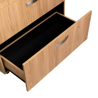 Comoda Barilo Dos Cajones, Fresno / Wengue (vista 11)