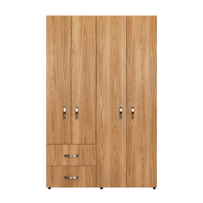 Closet Barin 120, Fresno Europeo y Wengue, Con Cajones De Gran Capacidad Para Su Almacenamiento
