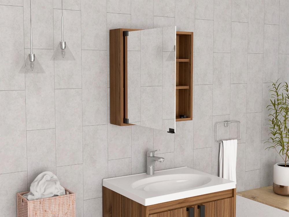 Botiquin Para Baño Toledo Con Espejo, Gales