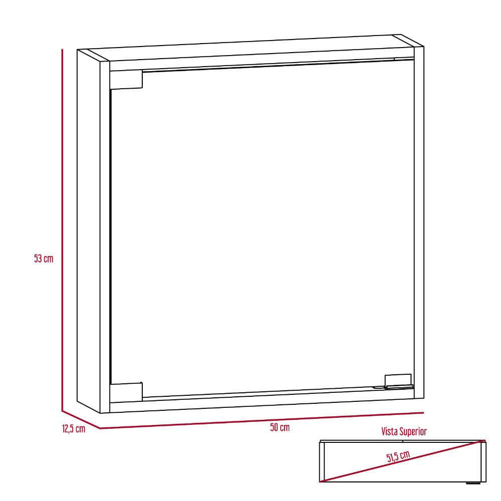 Botiquin Para Baño Toledo, Gales Con Espejo