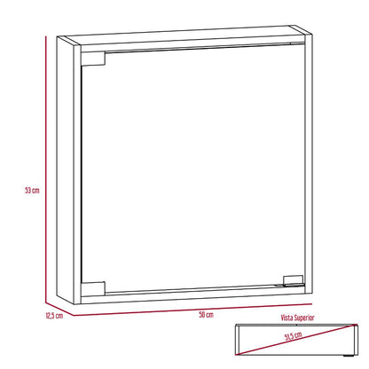 Botiquin Para Baño Toledo, Gales Con Espejo