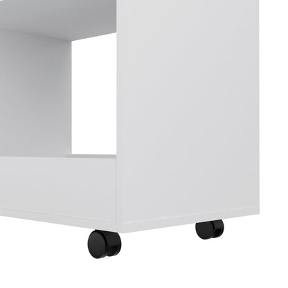 Isla De Cocina Con Ruedas, FM Furniture 002B Blanco