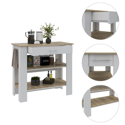 Isla De Cocina, FM Furniture 008B Blanco