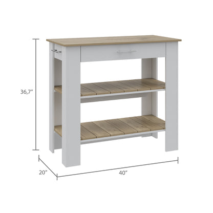 Isla De Cocina, FM Furniture 008B Blanco