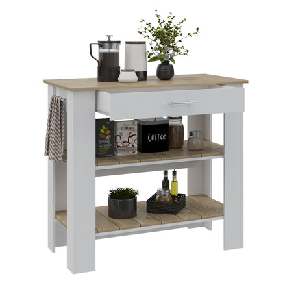 Isla De Cocina, FM Furniture 008B Blanco