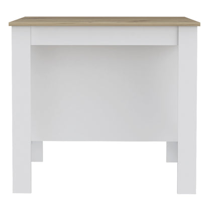 Isla De Cocina, FM Furniture 009A Café Claro Y Blanco